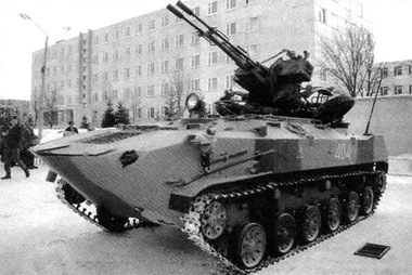 БТР-ЗД с установленной ЗУ-23-2