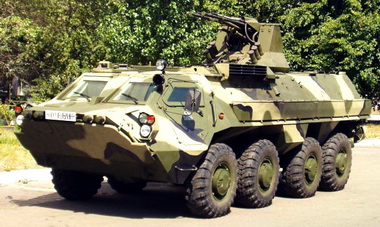 БТР-4 с БМ БАУ-23