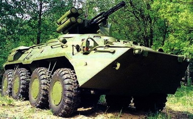 Боевой модуль ТБК-799 Кливер на БТР-80