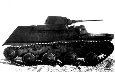 Т-40 с 23-мм пушкой