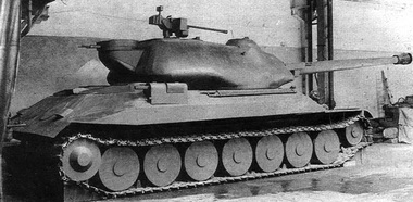 Деревянная модель танка ИС-7. Первый вариант