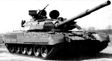 Опытный Т-80УД со сварно-катаной башней