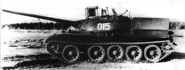 Ходовой макет танка Т-54