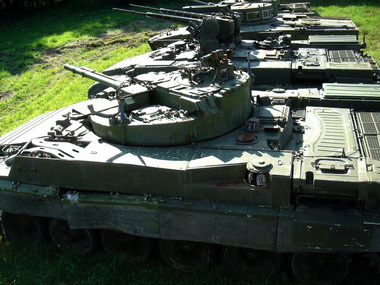 Второй вариант вооружения горного танка производства ЧТЗ